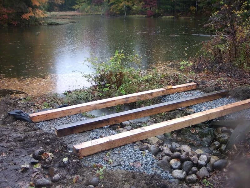 How To Build A Wooden Bridge Over A Creek