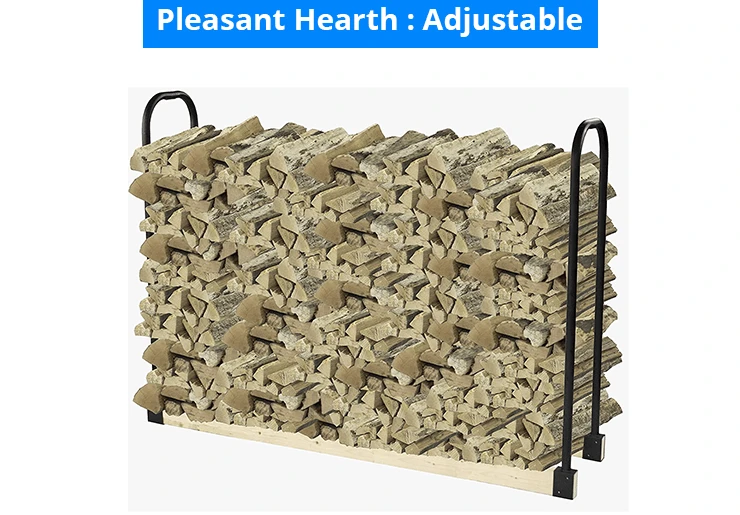 Pleasant Hearth | Adjustable Heavy-Duty Log Rack