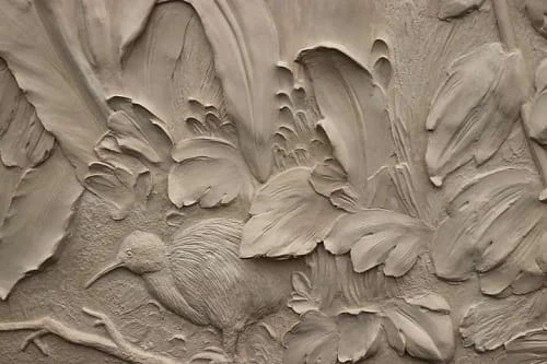 Bas-Relief Drywall Finish Wall Texture