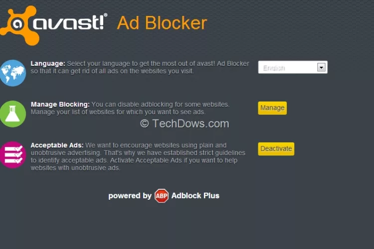 Avast Adblock