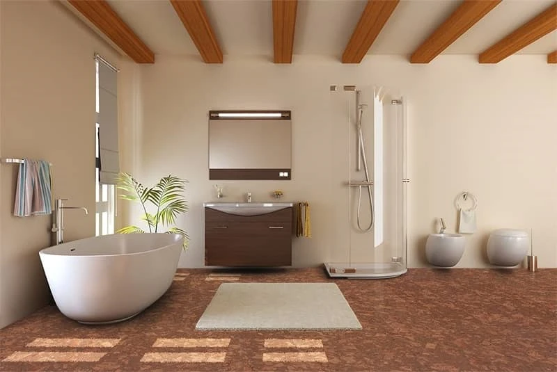 Cork Bathroom Flooring