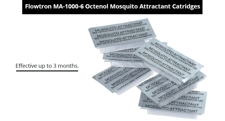 Flowtron MA-1000-6 Octenol Cartridges | Mosquito Trap