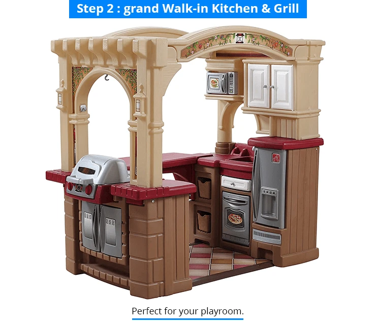 Step2 Grand Walk-In Kitchen & Grill | Best Play Kitchen