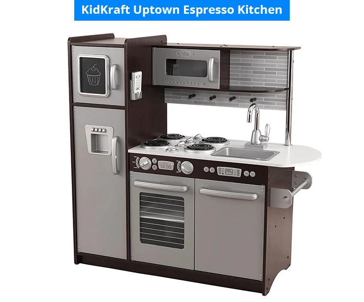 KidKraft Uptown Espresso Kitchen | Best Play Kitchen