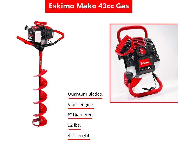 Eskimo Mako 43cc | Gas Ice Auger