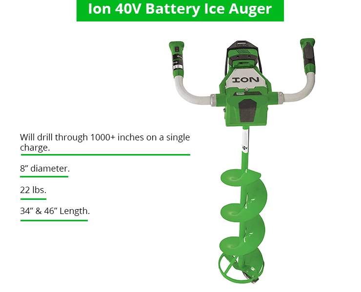 Ion 40V Battery | Electric Ice Auger