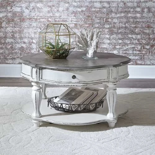 Round Coffee Table With Storage