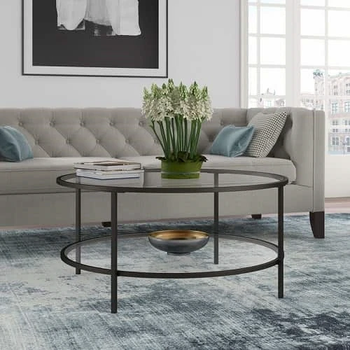 Round Coffee Table With Storage