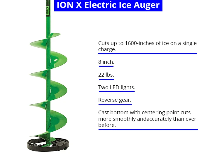Ion Eskimo Standard Series Ice Auger