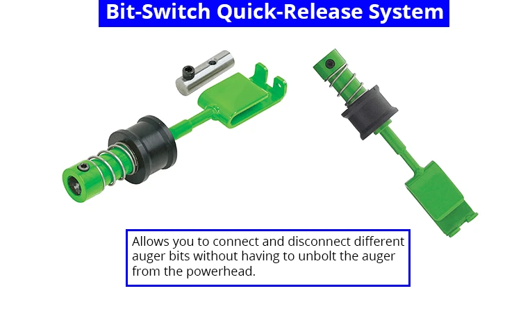 Bit-Switch Quick-Release System