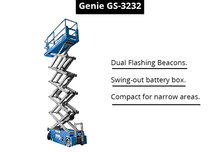 GENIE 32 Ft. Electric Slab Scissor L