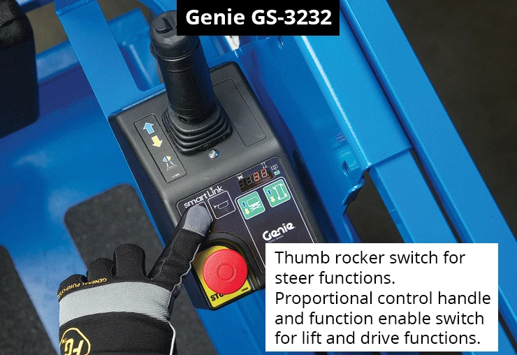 Genie-GS-3232-scissor-lift-details-joystick