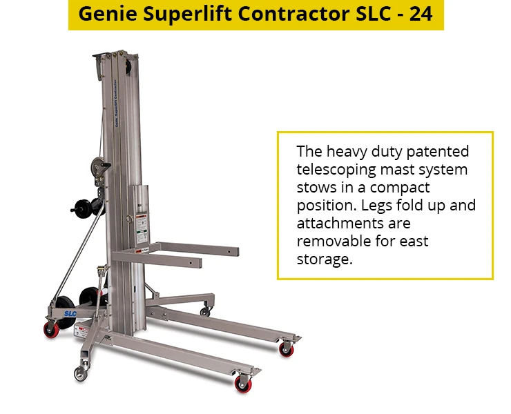 Specs | Genie-SLC-24 / Genie-SLC-12 / Genie-SLC-18