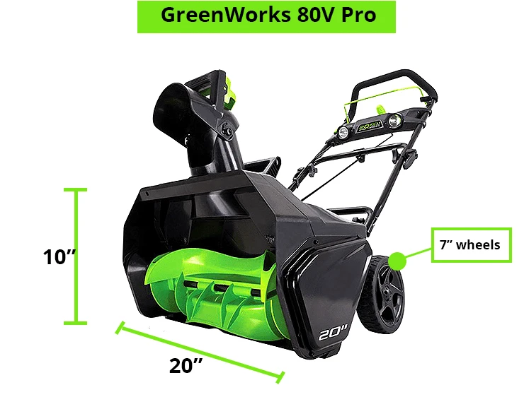 GreenWorks 80V Snow Blower