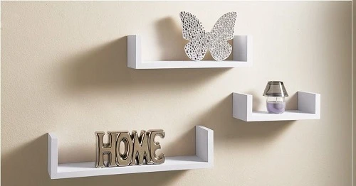 U Shaped Wall Shelf