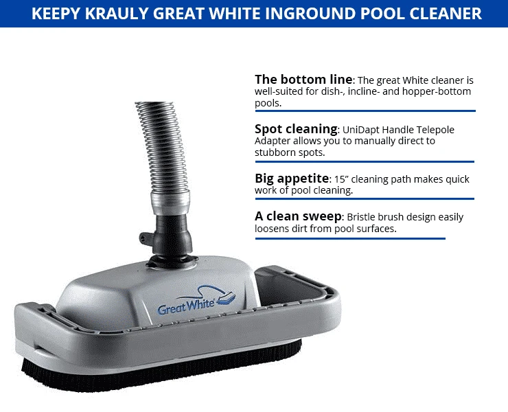 Pentair Great Kreepy Krauly GW9500 | White Pool Cleaner