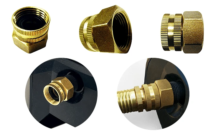 Sun Joe SPX-BSC Dual Swivel Brass Connector