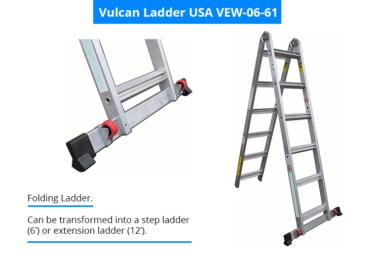 Vulcan Ladder USA VFW-06-61 Flyweight Multi Ladder