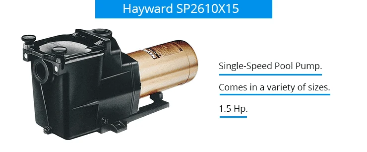 Hayward SP2610X15 Super Pump | Single-Speed
