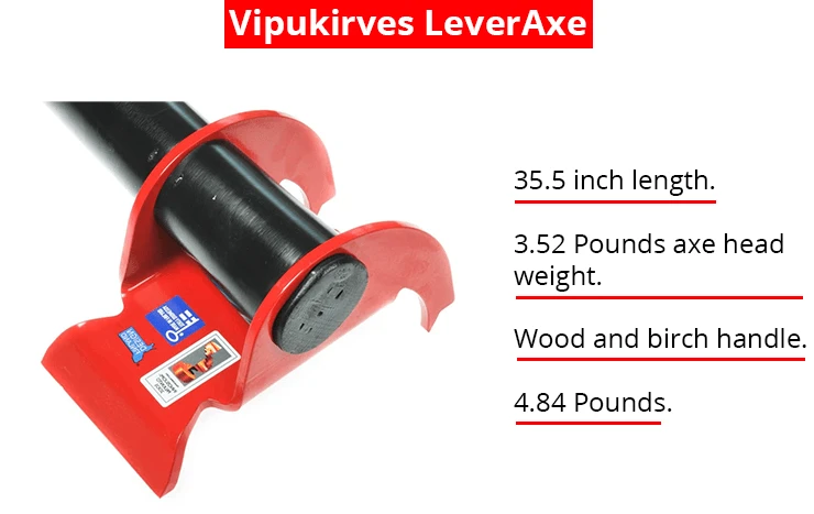 Duplex Stainless Steel Vipukirves LeverAxe 2