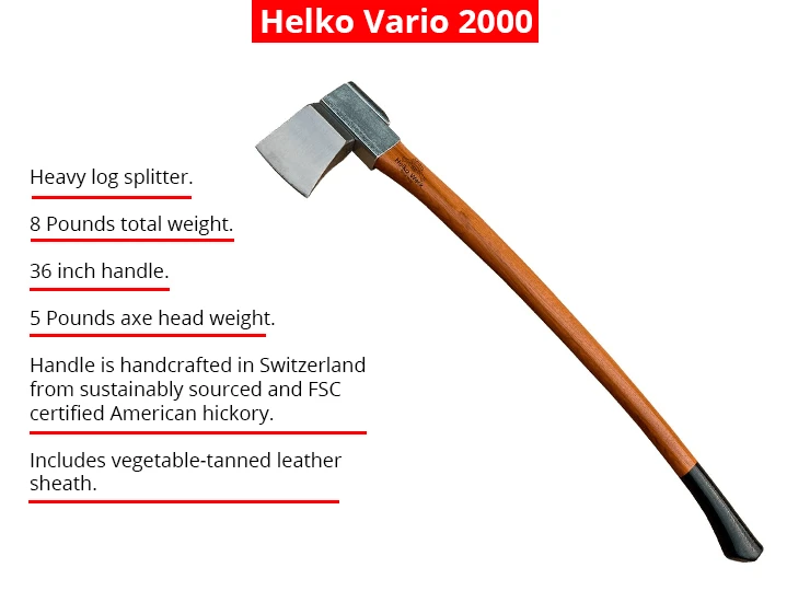 Helko Vario 2000 | 36-inch Heavy Log Splitter