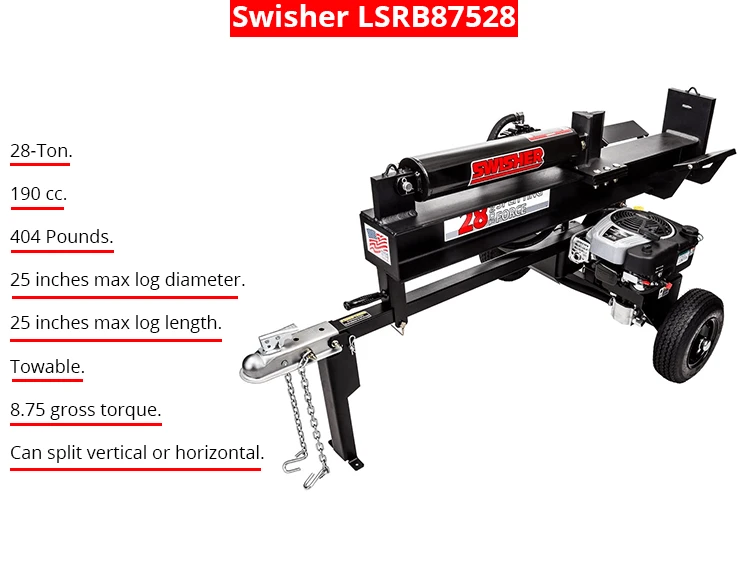 Swisher LSRB87528 | 28-Tonne Log Splitter