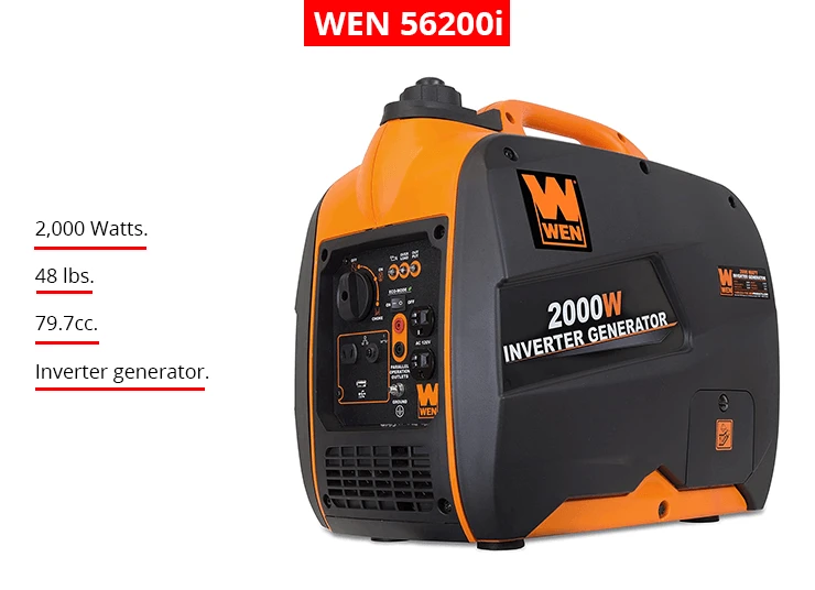 WEN 56200i | Ultra-quiet Inverter Generator | Clean Energy