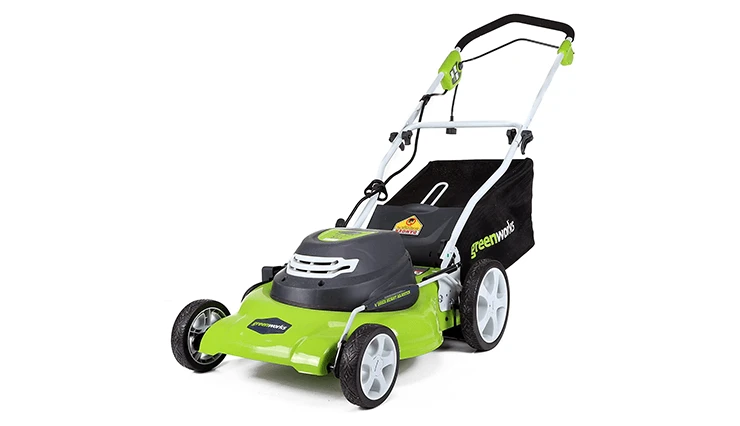 Greenworks 25022 | 20-inches / 12 Amp | Electric Lawn Mower