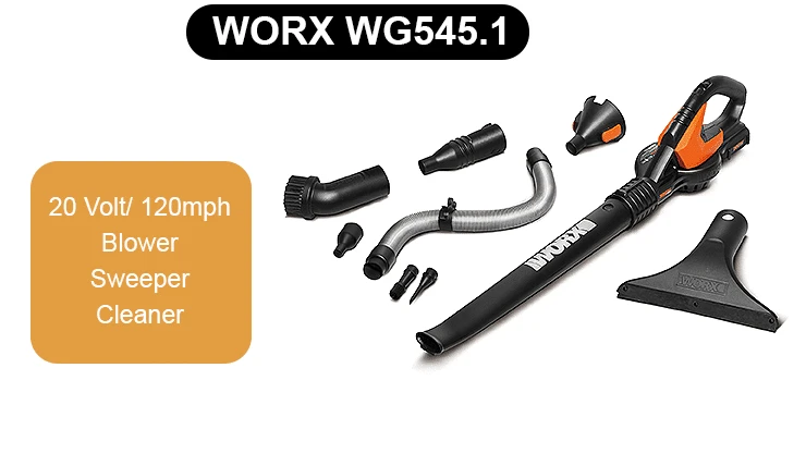 WORX AIR WG545.1 | Leaf Blower & Sweeper