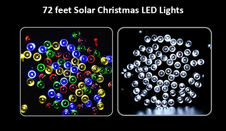 Qedertek Solar Christmas Lights