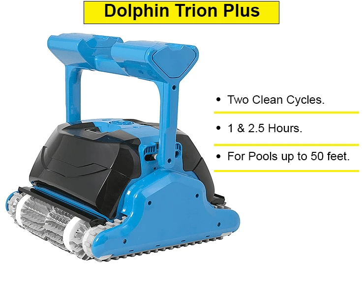Triton Plus ( Expensive, but this is the ultimate robotic pool cleaner)