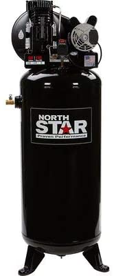 NorthStar Electric Air Compressor - 3.7 HP, 60-Gallon Vertical Tank