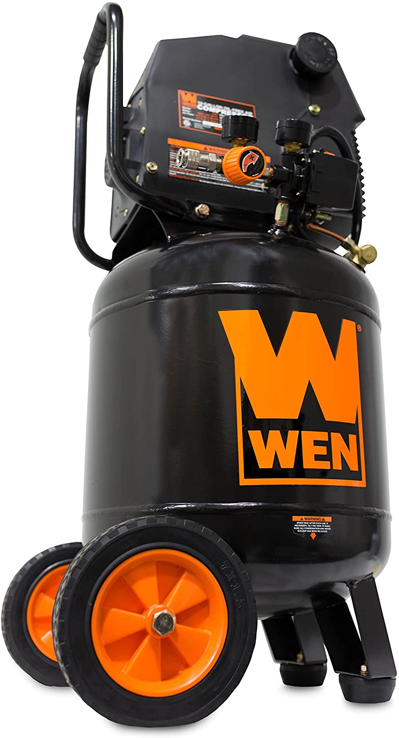 WEN 2289 10-Gallon Oil-Free Vertical Air Compressor