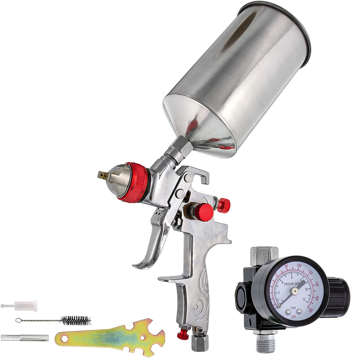 TCP Global Professional Gravity Feed HVLP Spray Gun