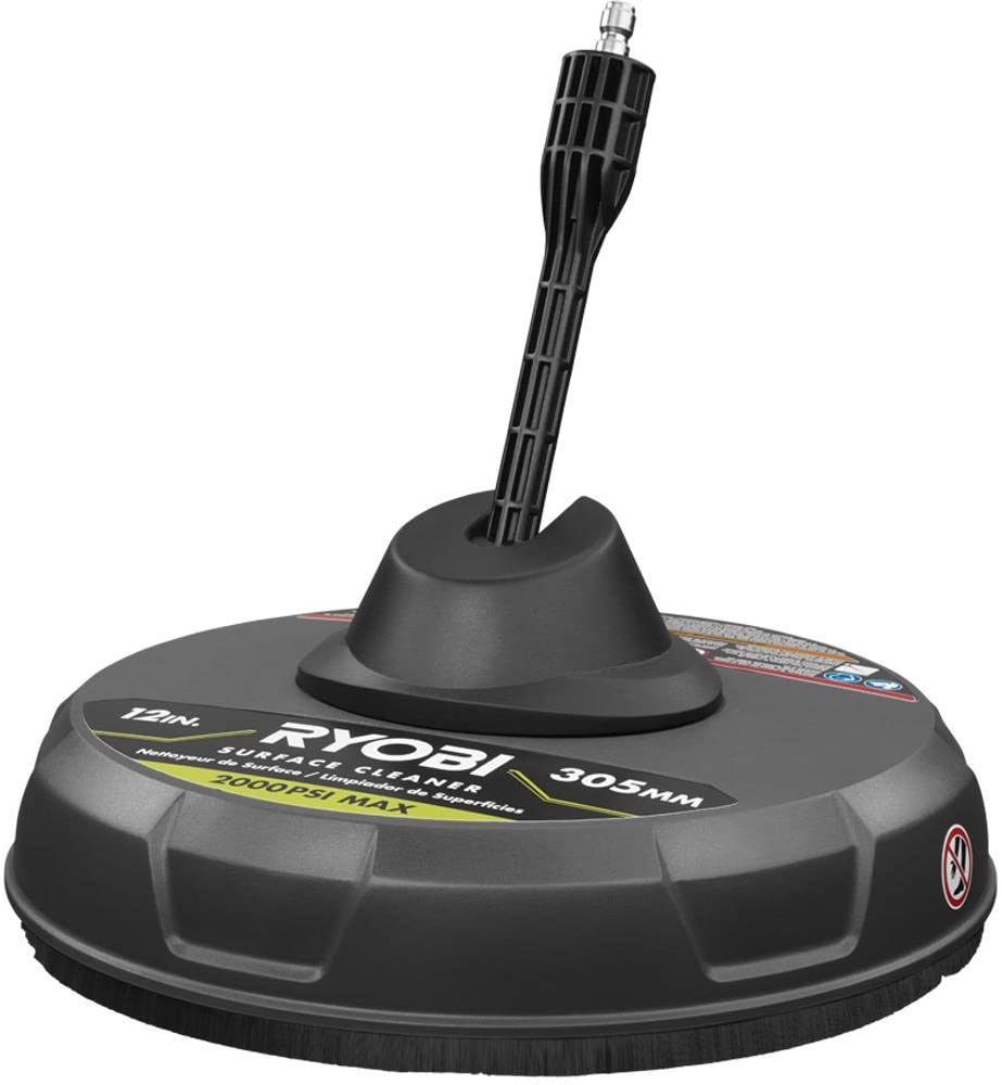 Ryobi 12 In. 2000 PSI 1.4 GPM Quick Connect Surface Cleaner For Electric Pressure Washers